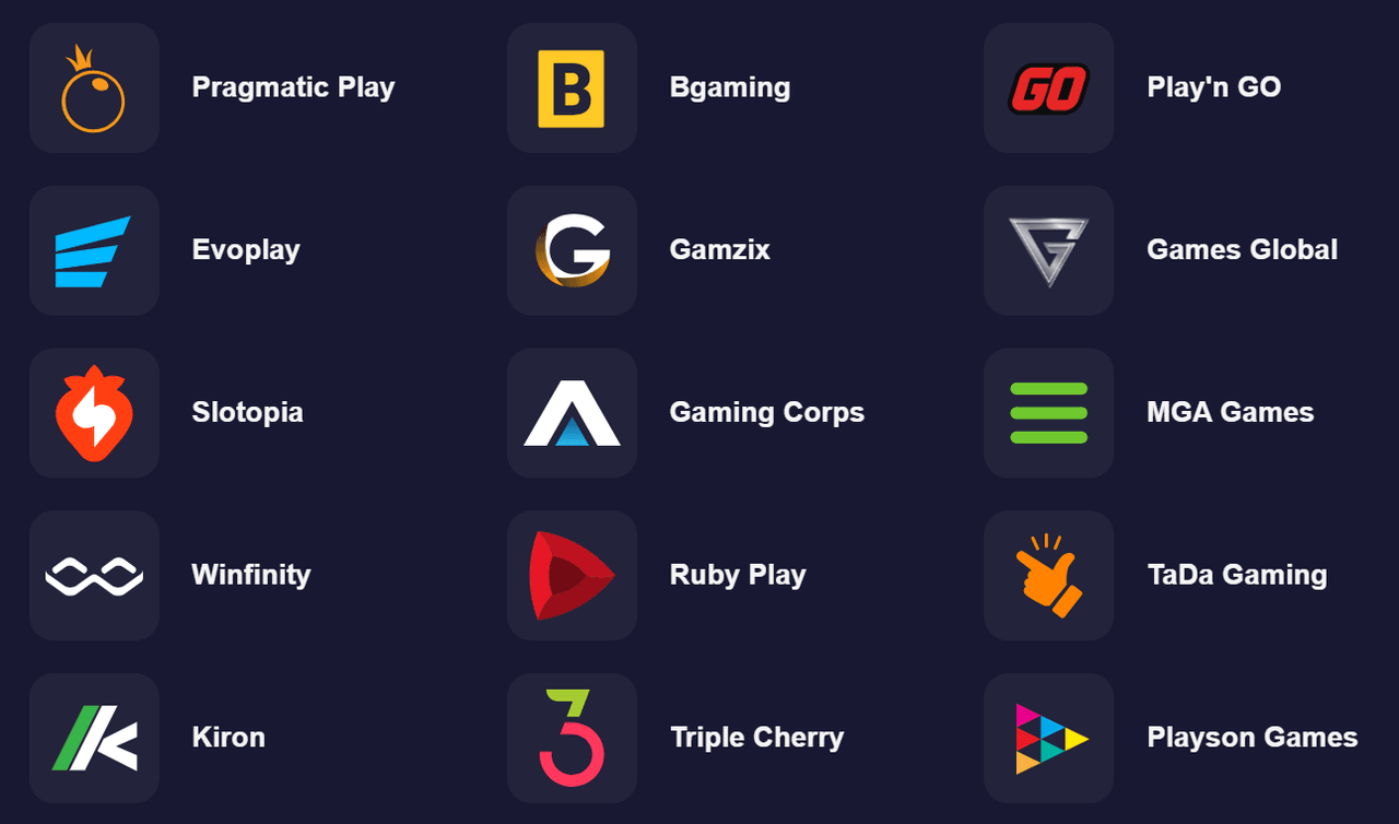 Hersteller Slota Online Casino Software